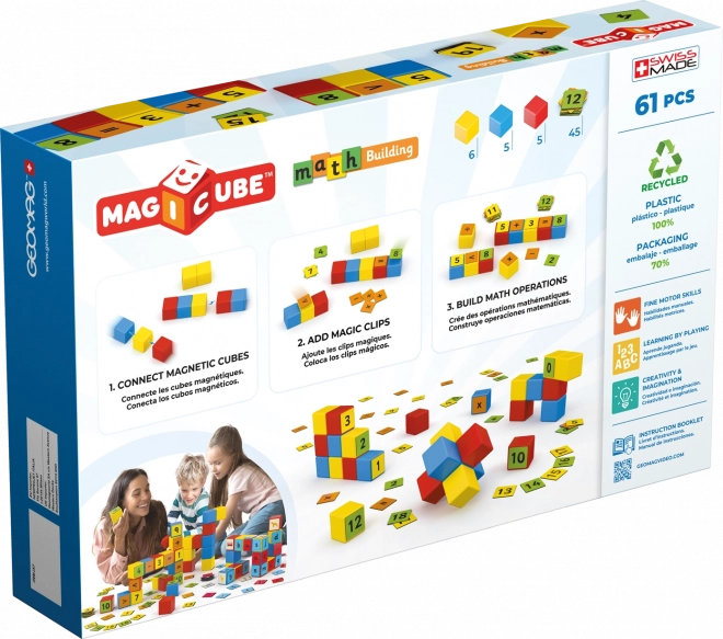 Geomag Magicube Matematik 61 stykker