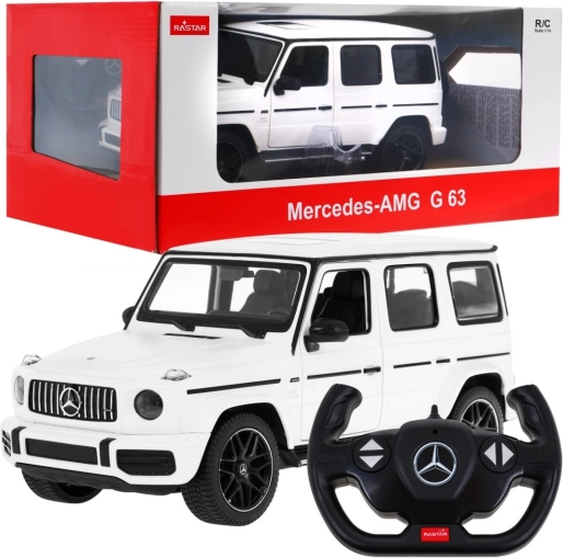 Rastar fjernstyret bil 1:14 Mercedes‑AMG G 63 – Hvid