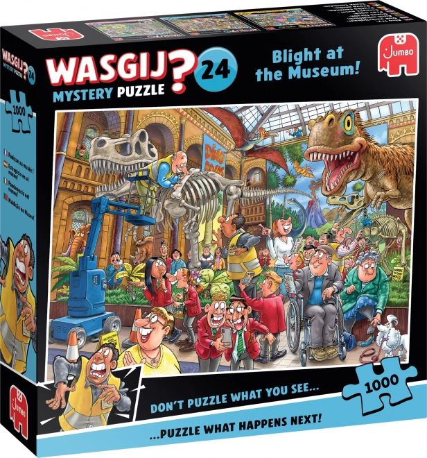 Puslespil JUMBO WASGIJ Mysterium 24: Skimmel på museet 1000 brikker