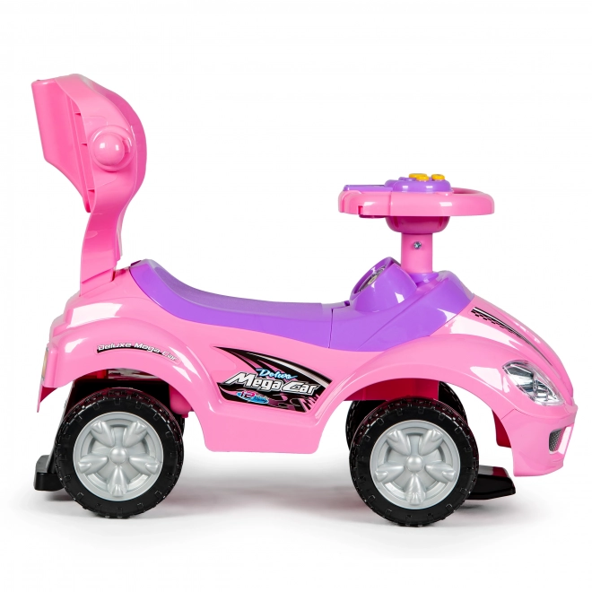 ECOTOYS Scooter med lyde og styringsstang Pink bil