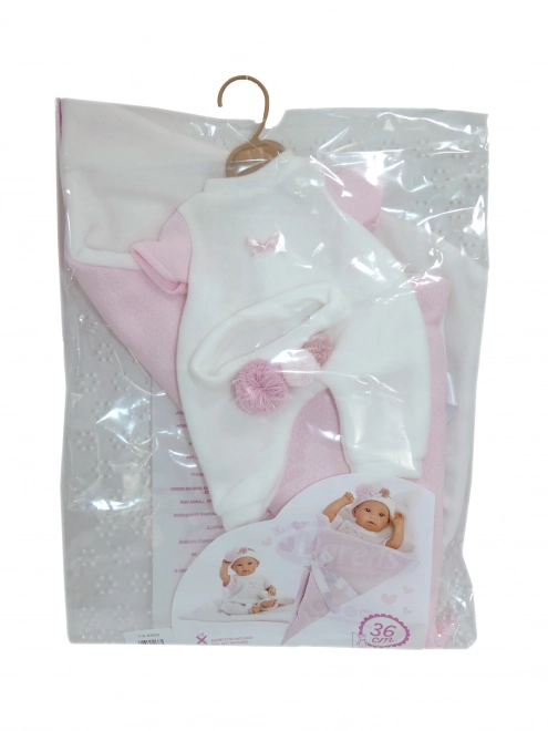 Llorens M636-32 tøj til dukken baby NEW BORN størrelse 35-36 cm