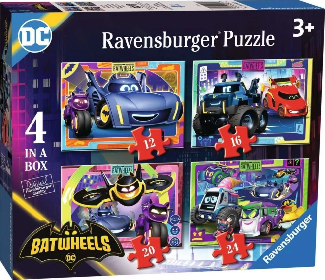 Puslespil Batwheels fra Ravensburger, 4i1
