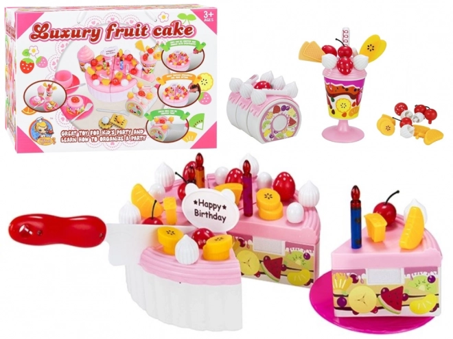 Fødselsdagskagesæt med velcro Desserter