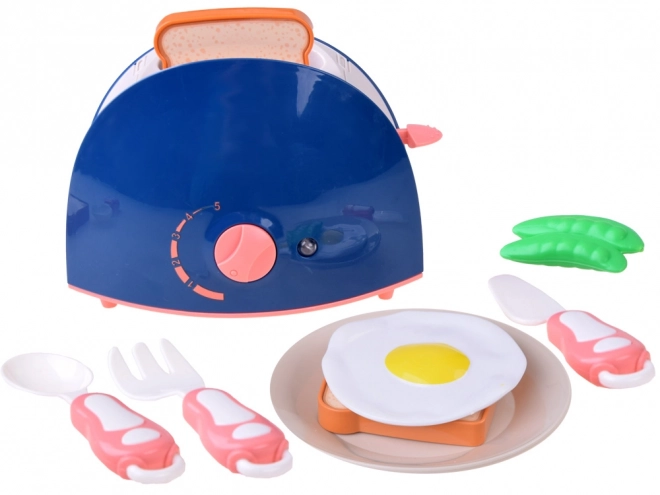Børnekøkken sæt med blender og brødrister