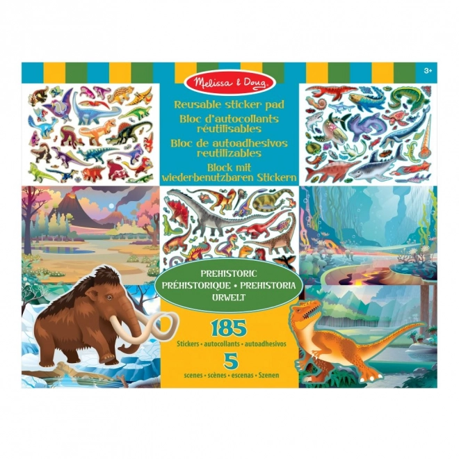 Melissa & Doug forhistorisk verden genanvendelige klistermærker