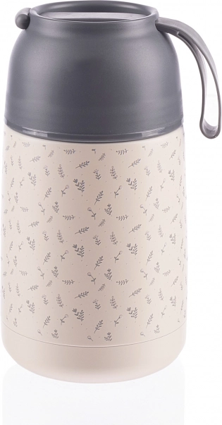 Madtermokande med silikonehåndtag 620 ml, Flowers