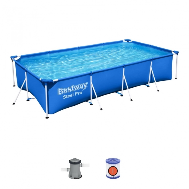 Bestway Steel Pro stålramme pool 400 x 211 x 81 cm