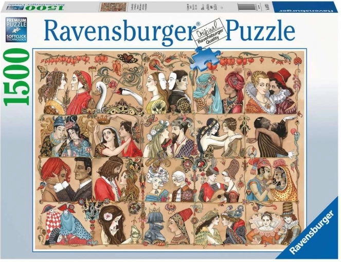 Ravensburger puslespil Love Through the Ages 1500 brikker