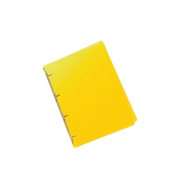 Ringbind PP A5 Linjer Gul