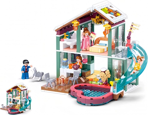 4 minifigurer med bevægelige dele