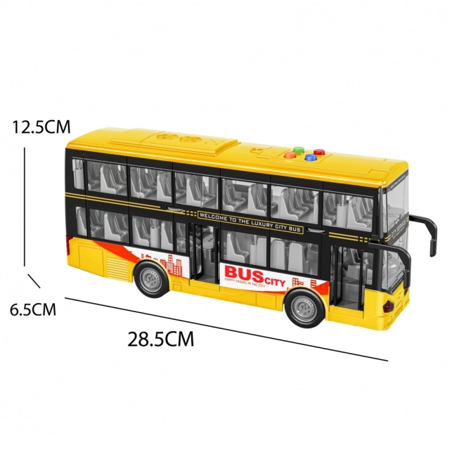 Realistisk bus med lys og lyde