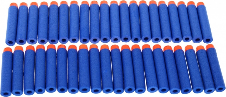 40 skumdartpile i pakken