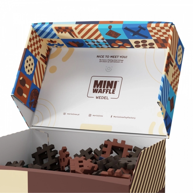 Byggesæt Mini Vaffel - Wedel Chokoladefabrik, 230 stykker