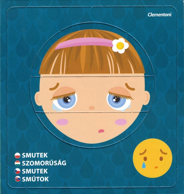 CLEMENTONI Young Learner: Mange ansigter 6x3 brikker