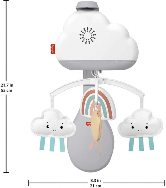 Fisher-Price Mobil over vugge - regn med regnbuer