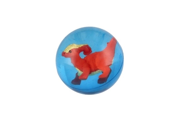 Bold/hoppebold med dinosaur 4cm mix af slags 32stk i dåse