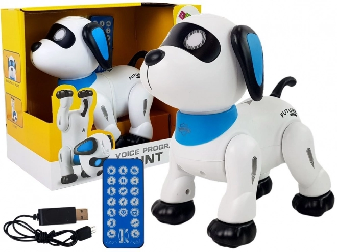 Interaktiv robot hund med fjernbetjening