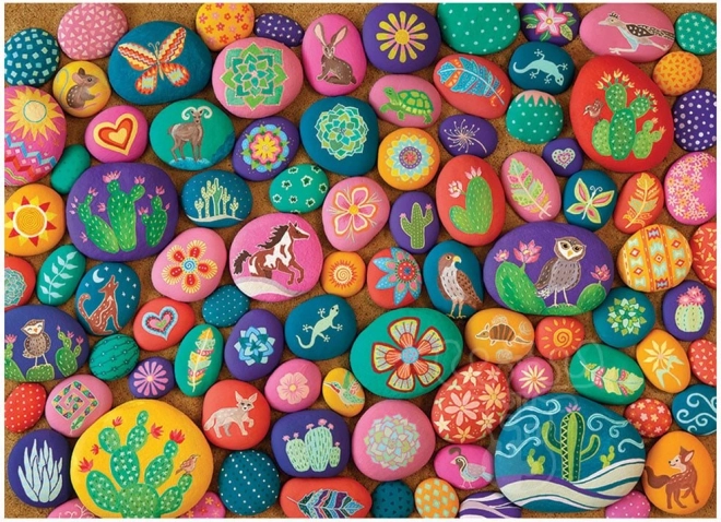 Puzzle Malede stenene fra Sydvest COBBLE HILL 1000 brikker