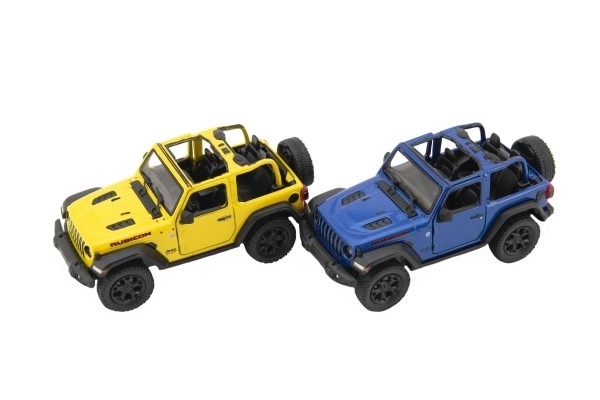 Metalmodel Jeep Wrangler 2018 med åbent tag