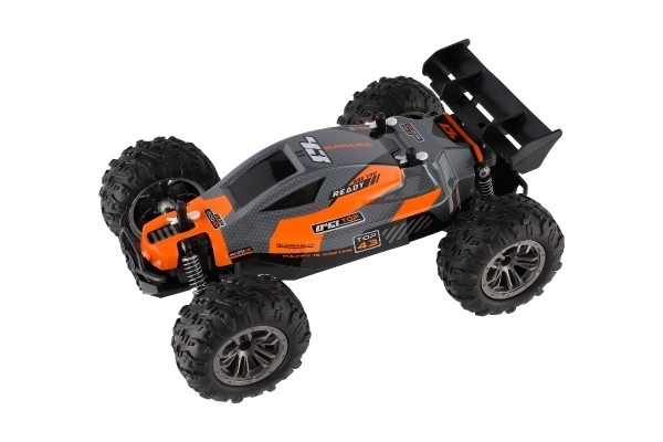 Auto RC Buggy hastighed 2,4GHz plast 25cm med batteri i kasse 31x14x18cm – Orange