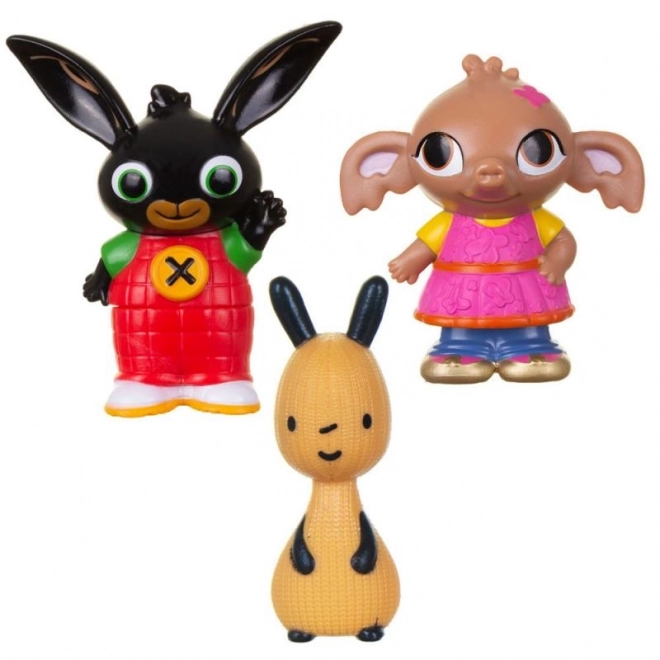 BING OG VENNER FIGURER 3 stk i pakken - Bing, Flop, Sula