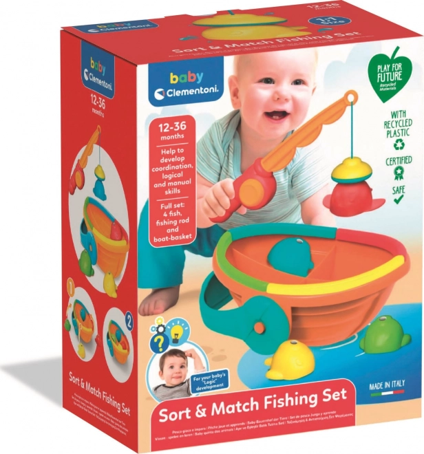 CLEMENTONI BABY Farverigt fiskeri (Leg for Fremtiden)