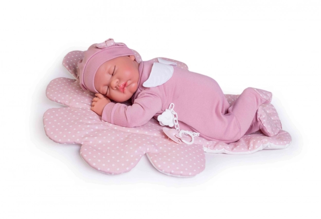 Antonio Juan 33226 LUNA - sovende realistisk baby dukke med blødt stofkrop - 42 cm