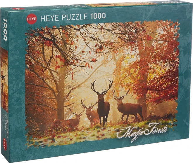Puslespil HEYE Magiske Skove: Hjorte 1000 brikker