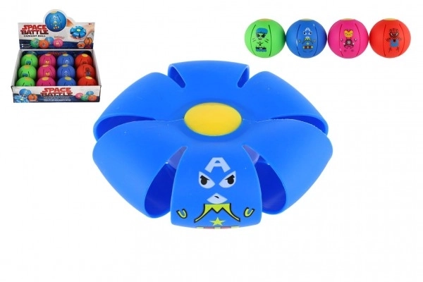 Flad bold - Kast disk, fang bold! plastik 8cm 4 farver 12 stk i kassen