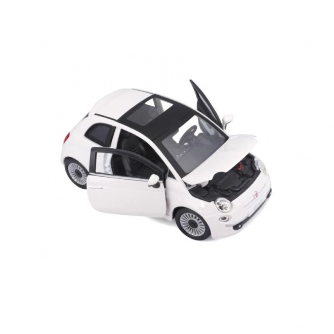 Bburago 1:24 Fiat 500 (2007) Hvid