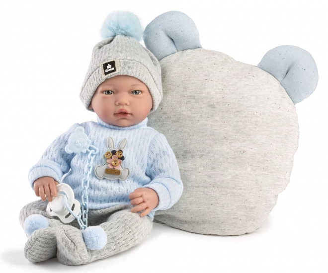 Realistisk babydukke Guca med lyde og blødt krop - 38 cm