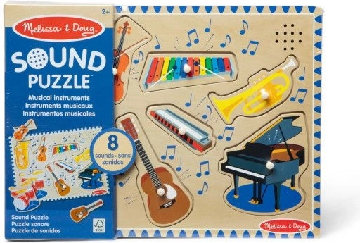 Lyd puslespil - Musikinstrumenter