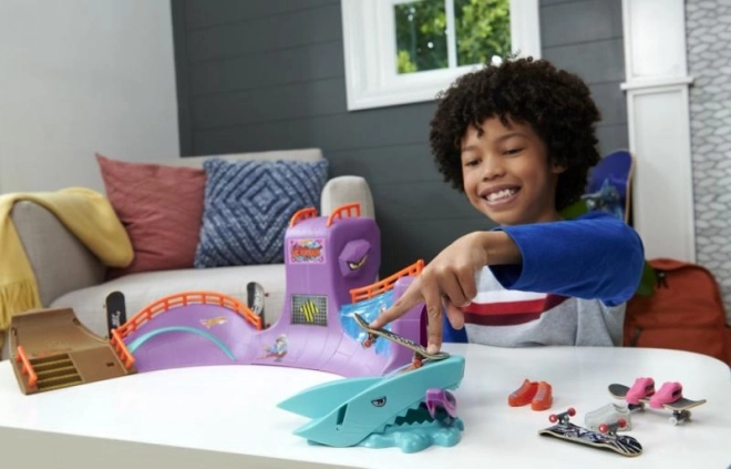 Hot Wheels Skate Octopark med fingerboard og sko