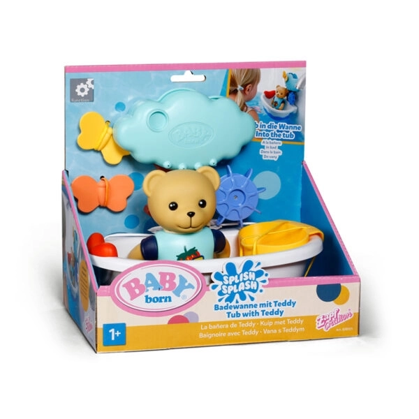 BABY born splish splash badekar med bamse