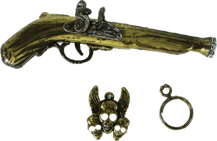 Stilfuld bronzepistol