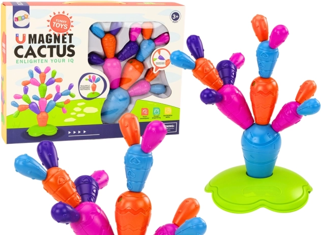 Magnetiske byggeklodser kaktus 16 stk.