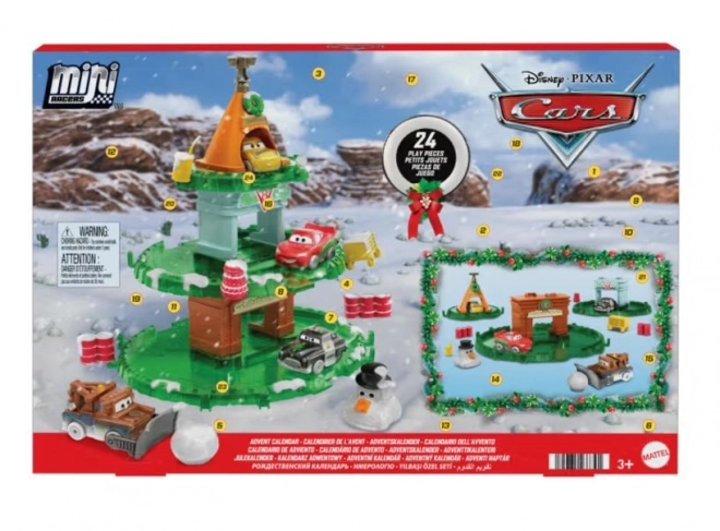 Adventskalender Biler Disney Pixar Mikro biler