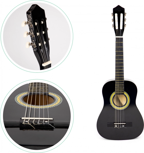 Tro konstruktion som en rigtig guitar