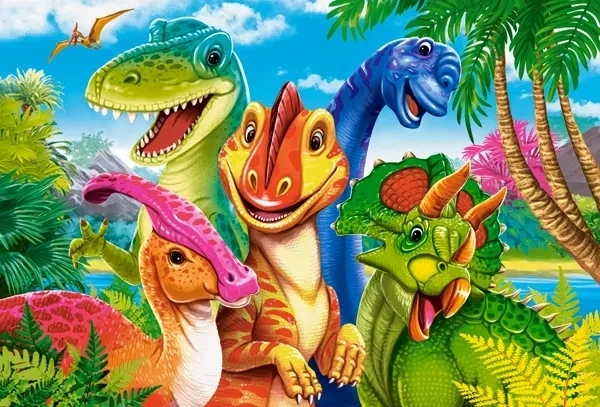 Castorland puslespil Dinosaur Selfie 30 brikker