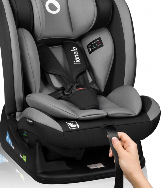 Autostol Lionelo Aart i-Size Grå Grafit
