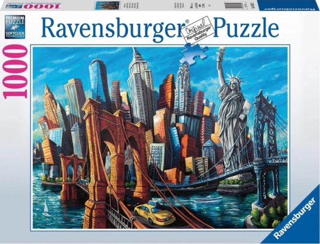 Ravensburger puslespil Welcome to New York 1000 brikker