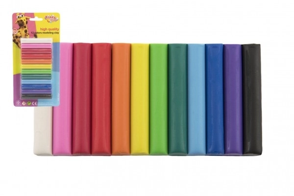 Modelérmasse Nara 165g, 12 farver
