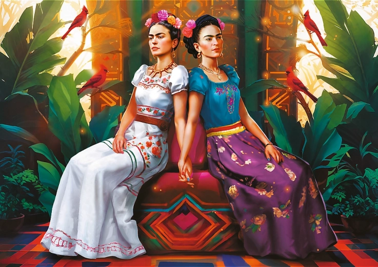 Puslespil TREFL Premium Plus Frida Kahlo: De to jeg 1000 brikker