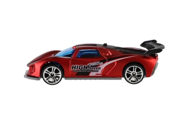 Auto racer 6 stk metal/plast 8cm til fri hånd i æske 10,5x27x4cm