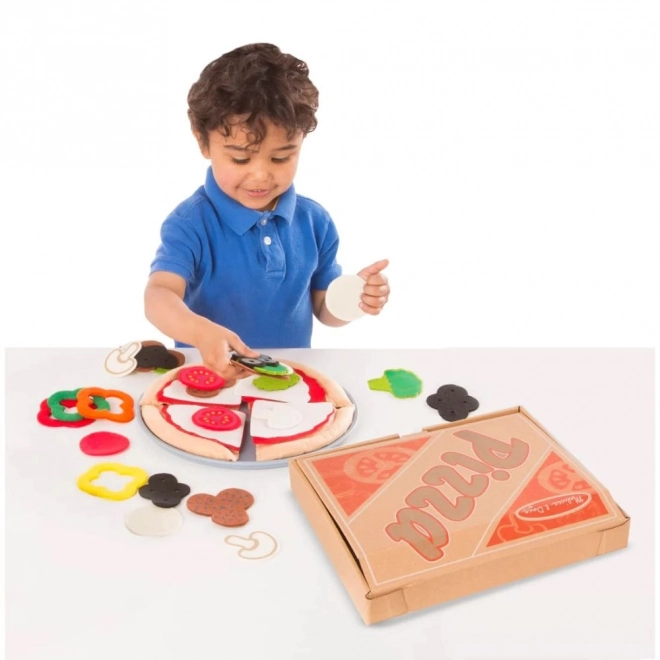 Pizzasæt af filtmateriale Melissa & Doug