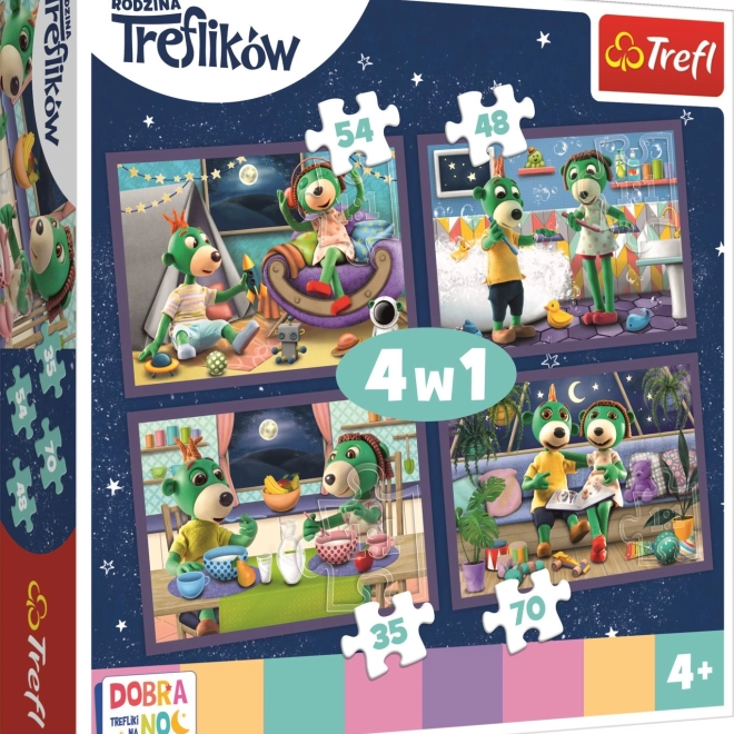Puslespil Godnat Treflíci - Aftenritualer 4-i-1