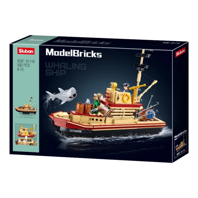 Sluban ModelBricks M38-B1118 Fiskerbåd Catherine