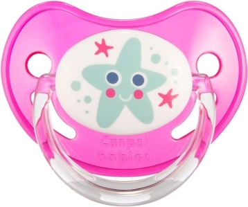 Canpol babies Sut Anatomisk Silikone LOVE&SEA 0-6 mdr 1 stk