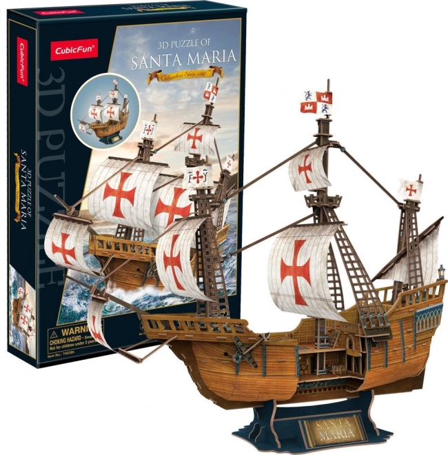 3D-puslespil Santa Maria