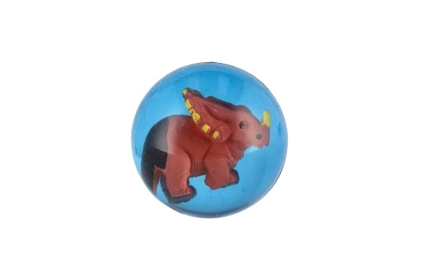 Bold/hoppebold med dinosaur 4cm mix af slags 32stk i dåse
